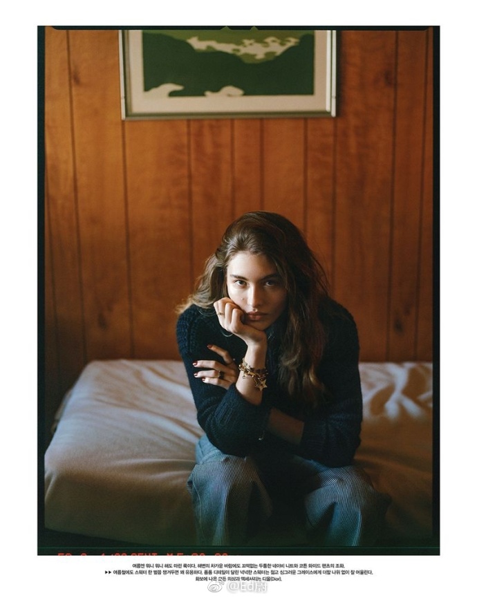 欧美当红超模Grace Elizabeth登上韩国版VOGUE 2018年六 8