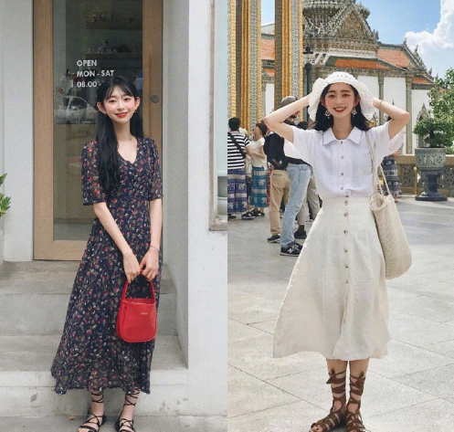 唯美百变的度假风裙装穿搭春夏就应该穿得仙仙 5