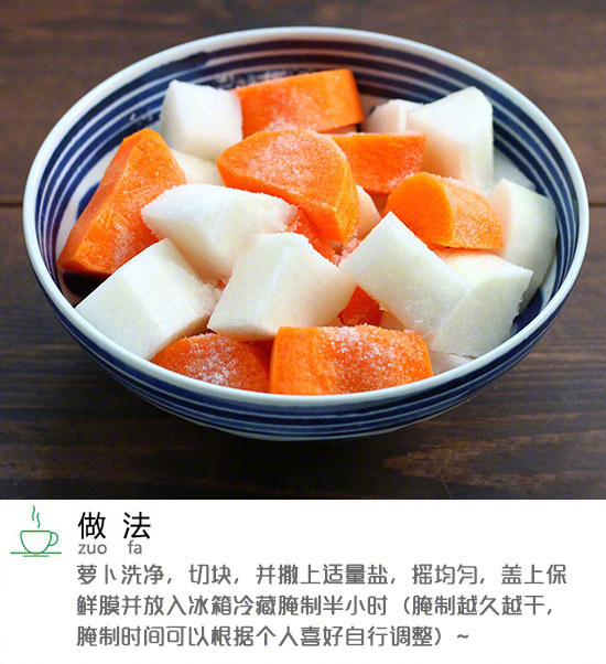 下饭菜四川泡菜改良版酸甜腌萝卜的做法 2