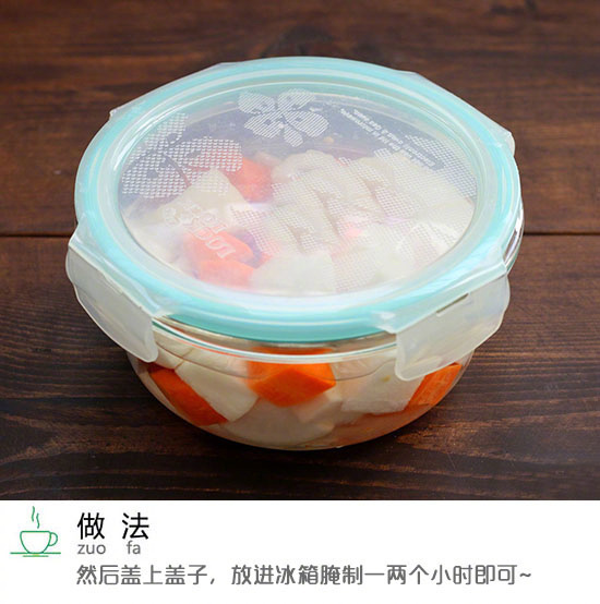 下饭菜四川泡菜改良版酸甜腌萝卜的做法 6