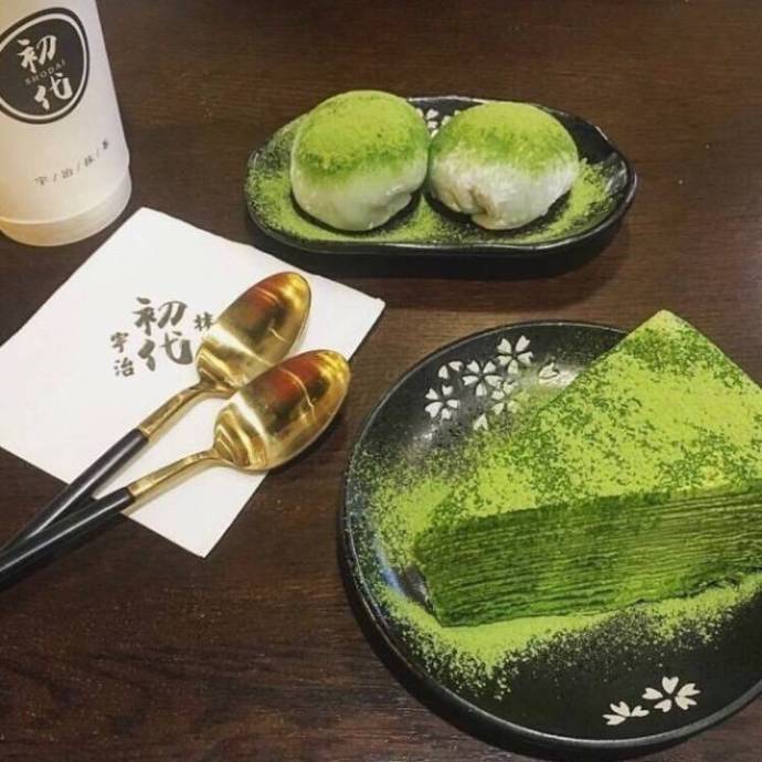 喜爱所有抹茶下午茶_抹茶控福利图片 3