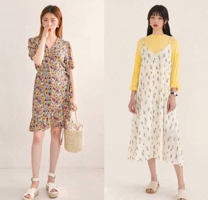 chic感少女连衣裙被甜甜的夏日感击倒 2