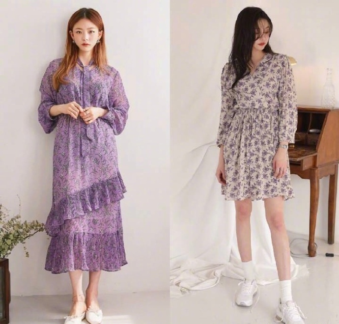 chic感少女连衣裙被甜甜的夏日感击倒 4
