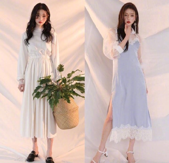 chic感少女连衣裙被甜甜的夏日感击倒 5