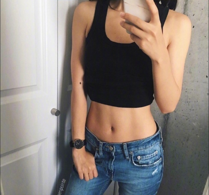 马甲线美女性感自拍照 6