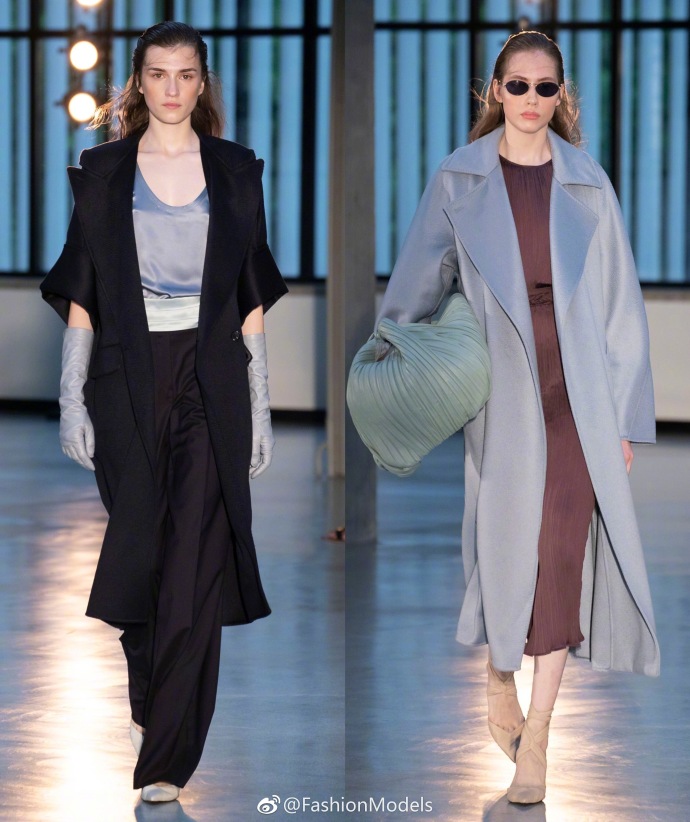 欧美时尚品牌Max Mara 19早春系列的绑带芭蕾鞋图片 3