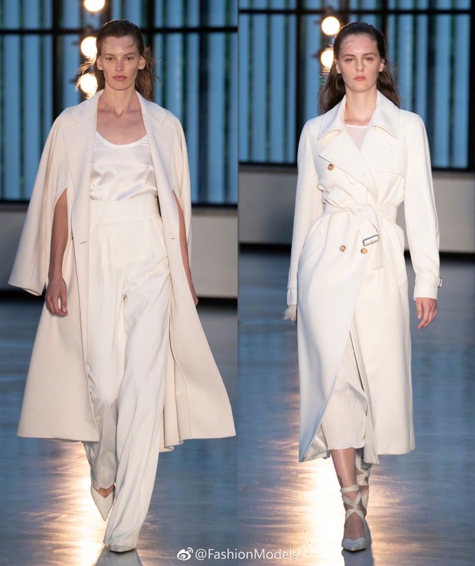 欧美时尚品牌Max Mara 19早春系列的绑带芭蕾鞋图片 6
