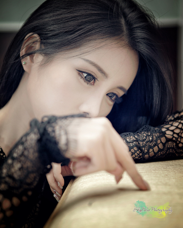 清纯大眼美女女神范写真 6