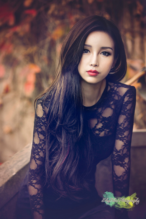 清纯大眼美女女神范写真 8