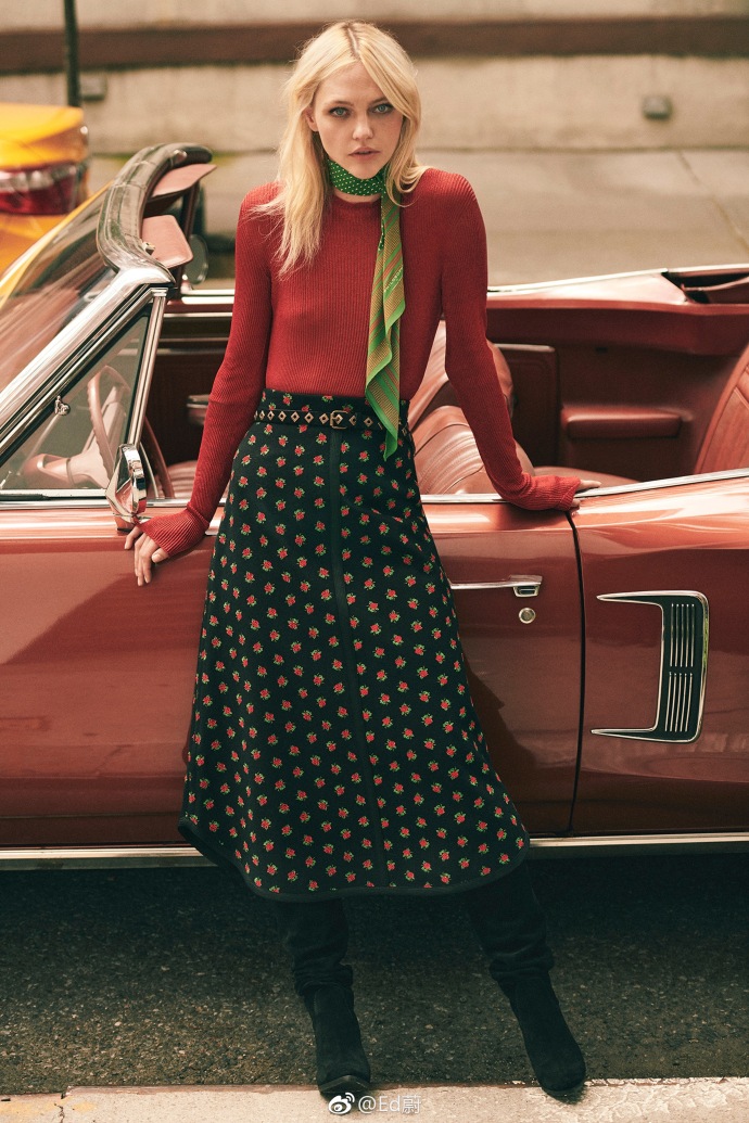 俄罗斯超模Sasha Pivovarova出镜Philosophy 2019早春度假 2