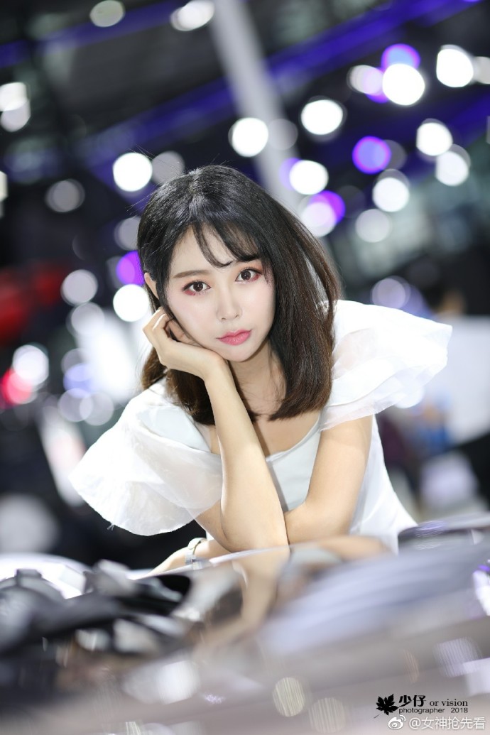 2018深港澳车展女神姜迪-清纯图片 4