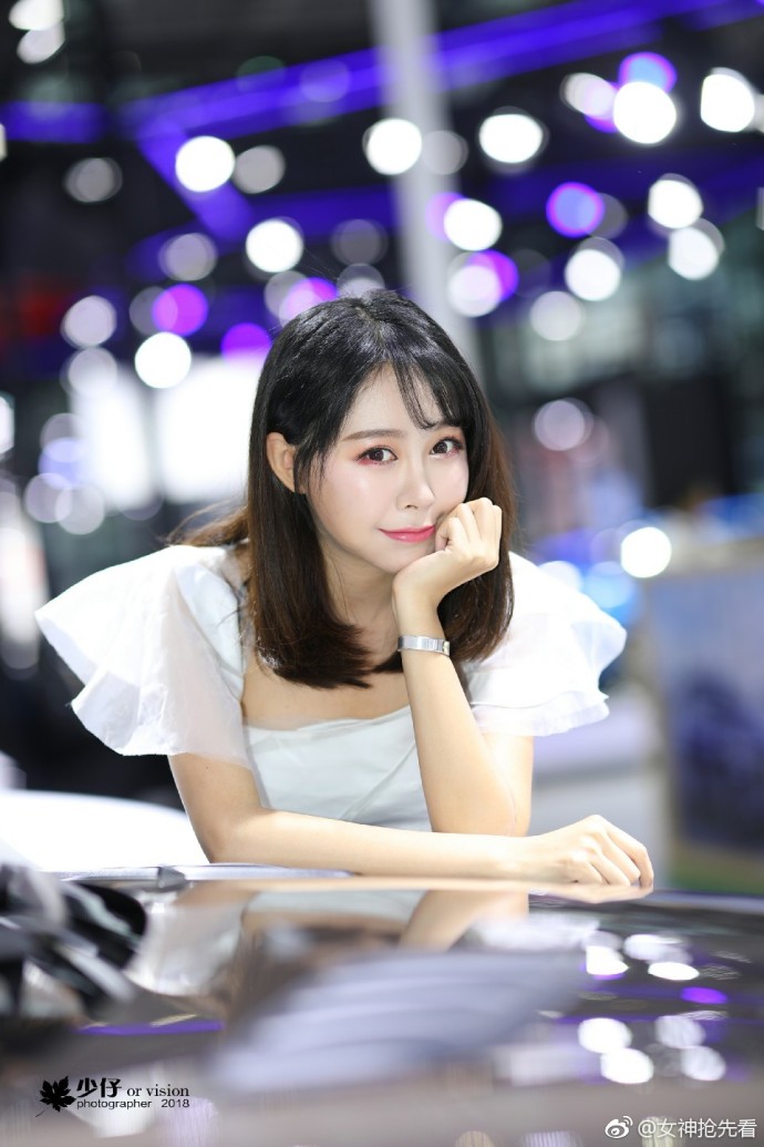 2018深港澳车展女神姜迪-清纯图片 5