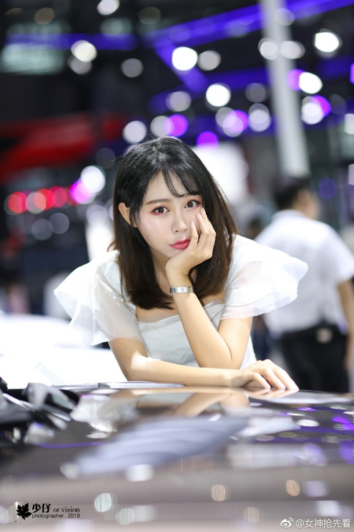 2018深港澳车展女神姜迪-清纯图片 7