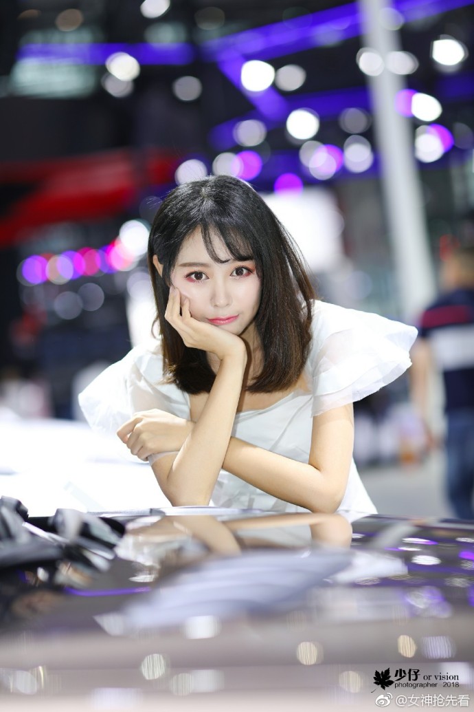 2018深港澳车展女神姜迪-清纯图片 8