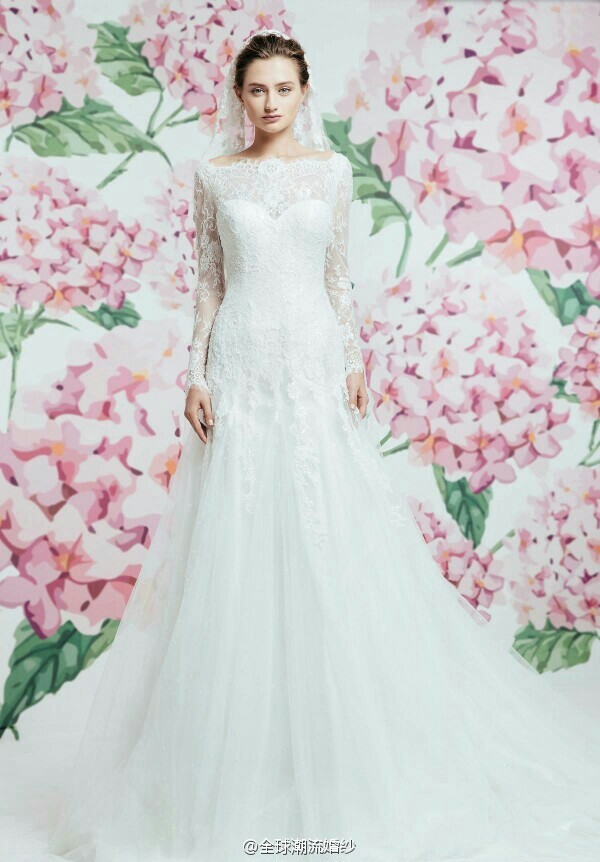 Georges Hobeika2017系列甜美清新的婚纱图片