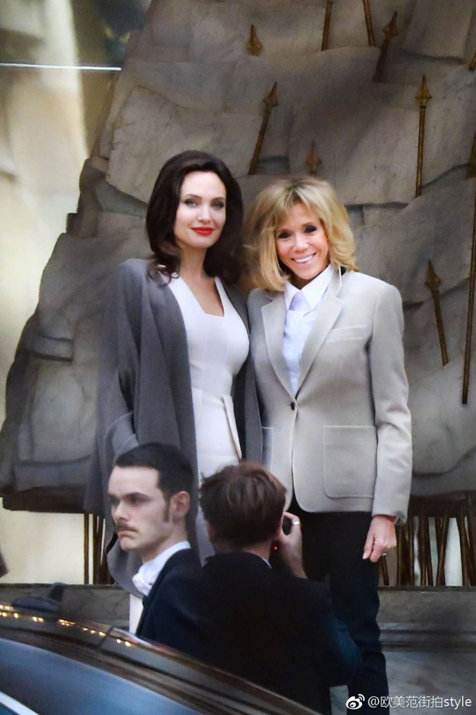 欧美美女明星Angelina Jolie美艳的五官配上冷艳的气 9