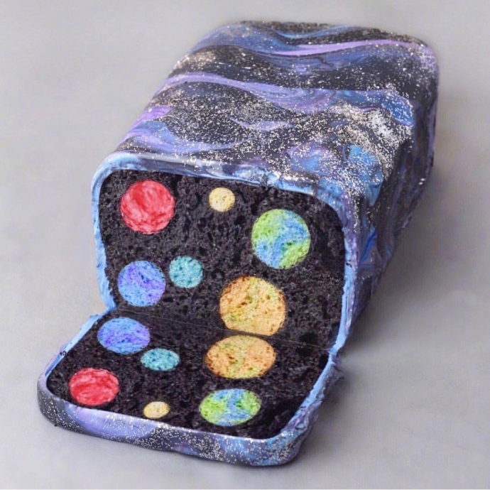 唯美的星空系列甜品图片
