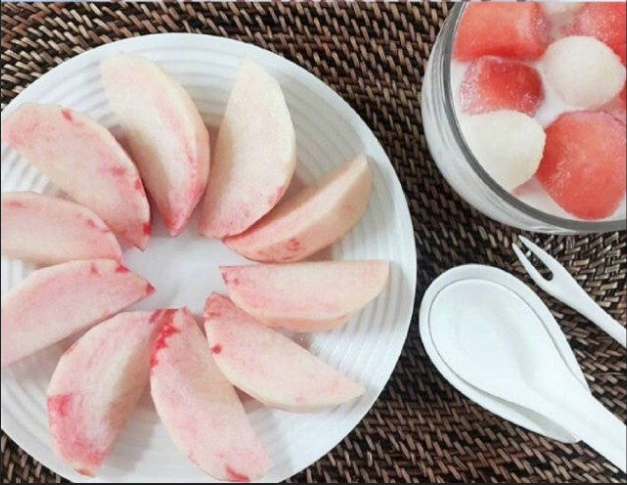 水蜜桃你怎么吃,你爱脆的还是软的呢,我反正爱吃 17