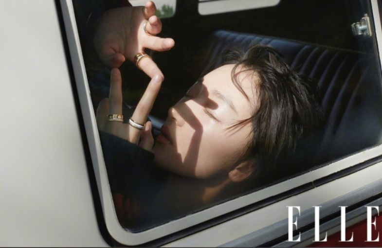 河北美女明星周冬雨登上ELLE中国版八月刊封面时 10
