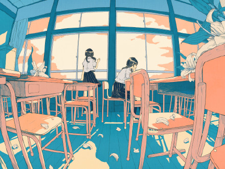 唯美高清插画图片头像吧 26