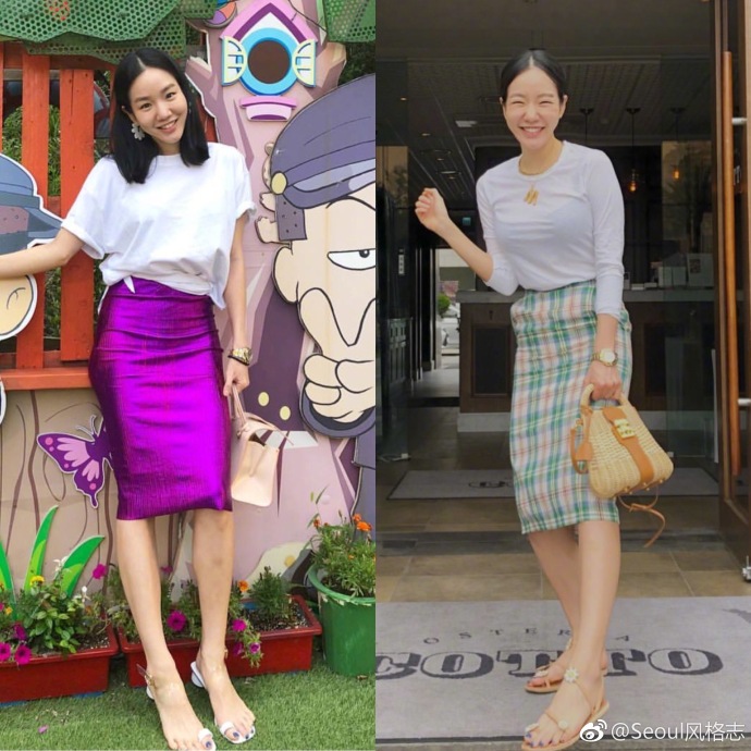 知性与个性并存的轻熟女通勤look