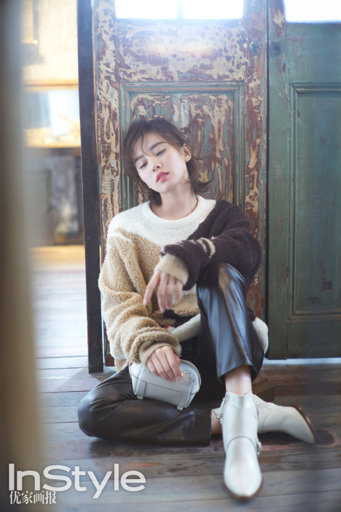 大眼美女明星刘诗诗《InStyle优家画报》杂志封面 2