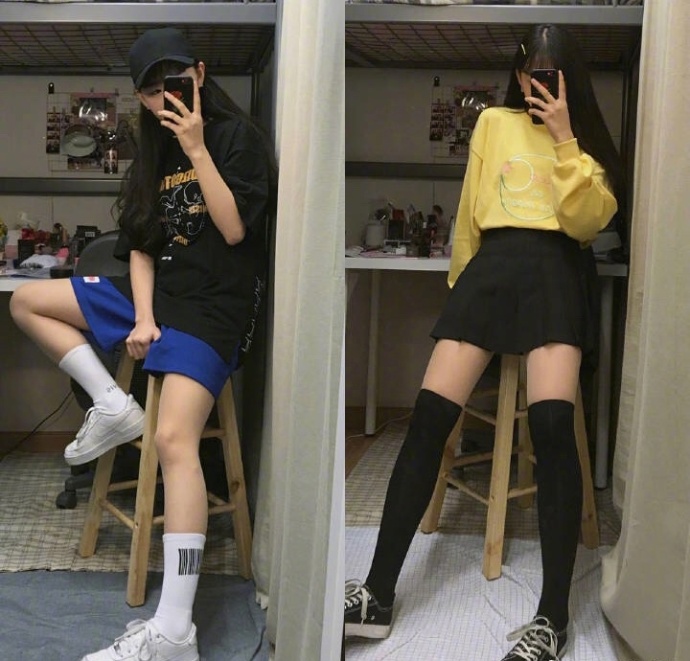 适合酷女孩的日常穿搭 4