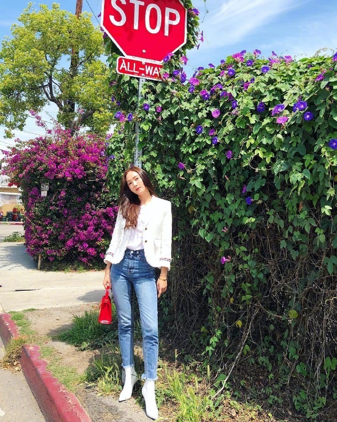 韩国美女明星Jessica郑秀妍满满少女感小清新写真 6