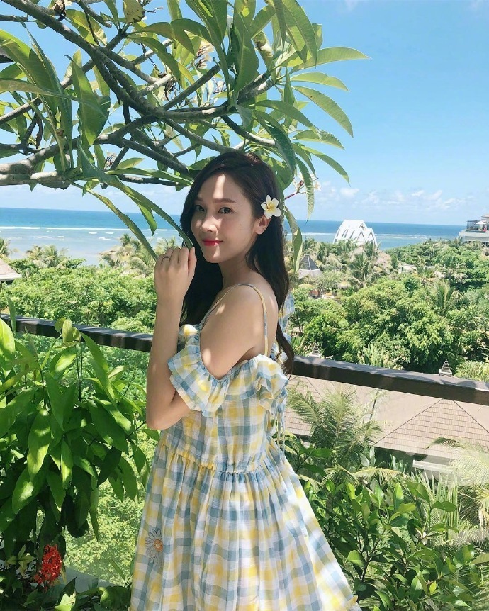 韩国美女明星Jessica郑秀妍满满少女感小清新写真 9