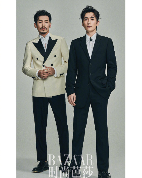 朱一龙&白宇《时尚芭莎》帅气时尚大片镇魂兄弟 4