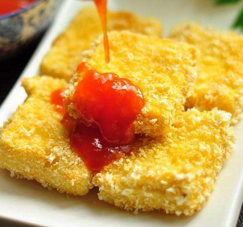 外酥里嫩的脆皮豆腐的做法图集 10