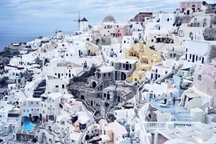 Santorini希腊圣托里尼风景图片 29