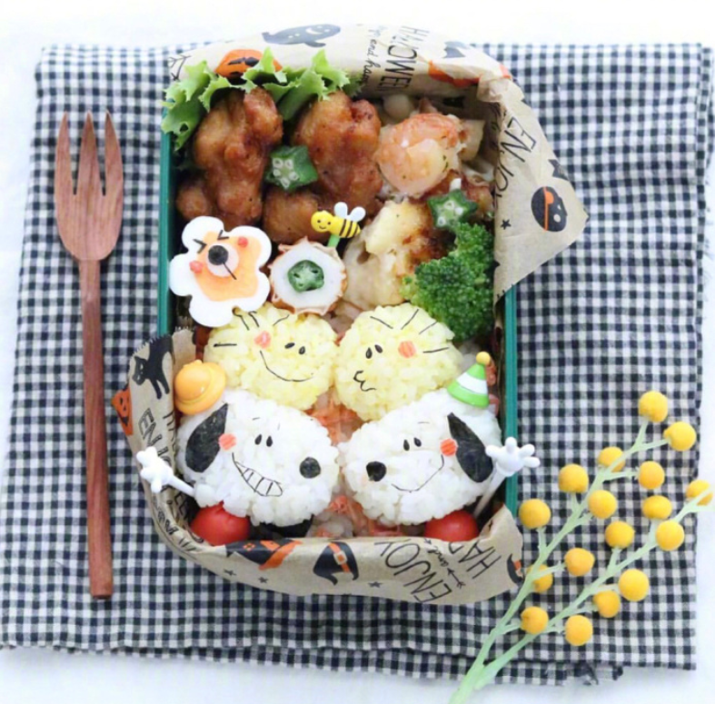 玩出新花样的卡通小饭团，来不来一份 8