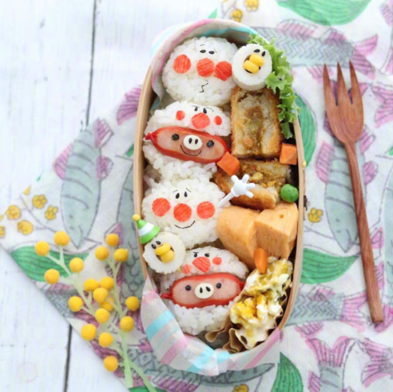 玩出新花样的卡通小饭团，来不来一份 17