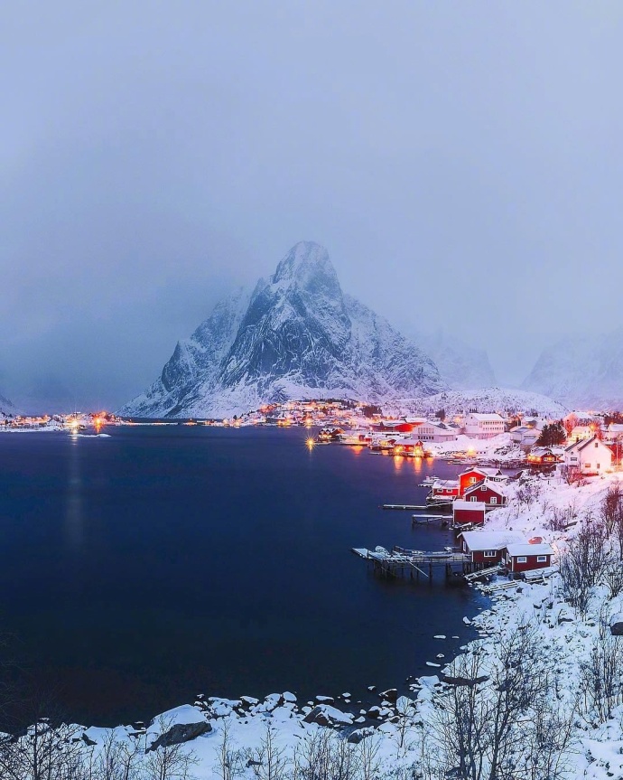唯美雪景图片:不是回不去了,只是,都结束了,我们 4