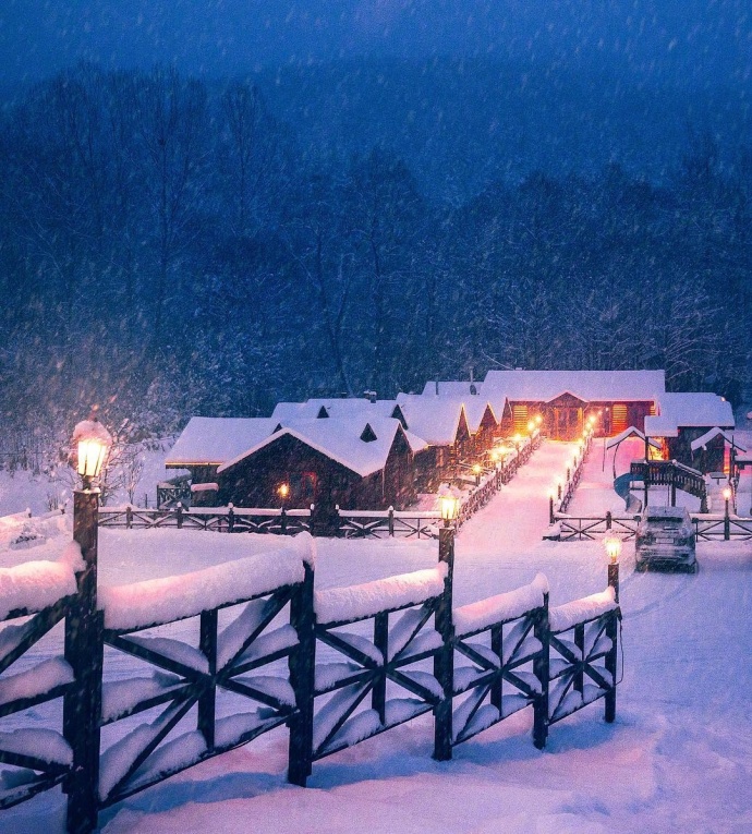 唯美雪景图片:不是回不去了,只是,都结束了,我们 5