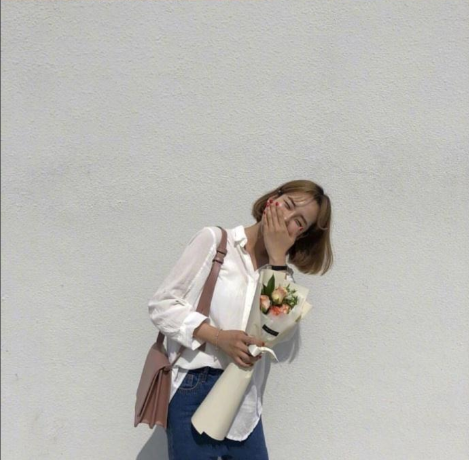 清纯美女的拍照pose_照相pose不要再是剪刀手了 8