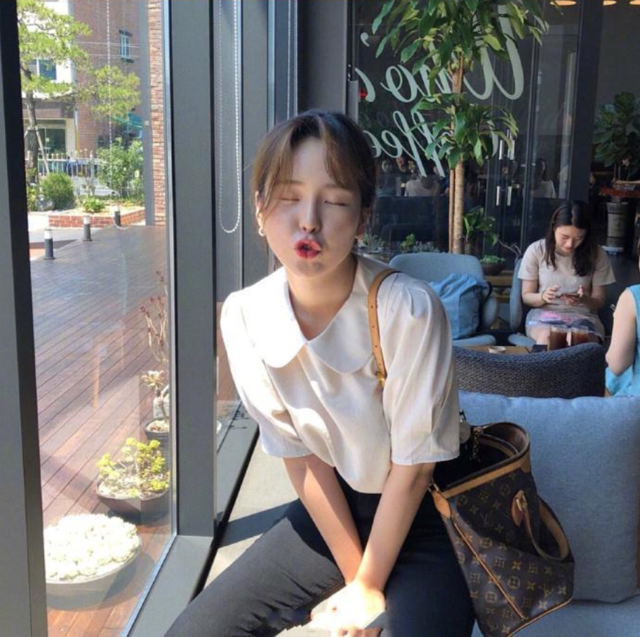 清纯美女的拍照pose_照相pose不要再是剪刀手了 12
