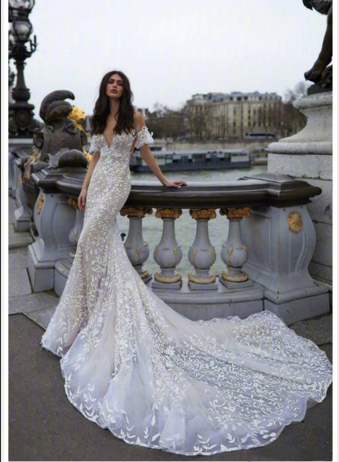 2019Julie Vino Bridal Collection波西米亚风婚纱礼服图片 3