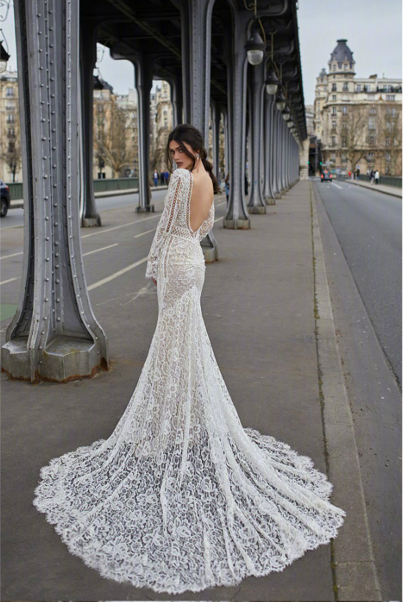 2019Julie Vino Bridal Collection波西米亚风婚纱礼服图片 9