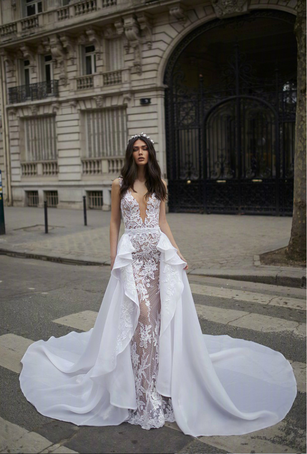 2019Julie Vino Bridal Collection波西米亚风婚纱礼服图片 22