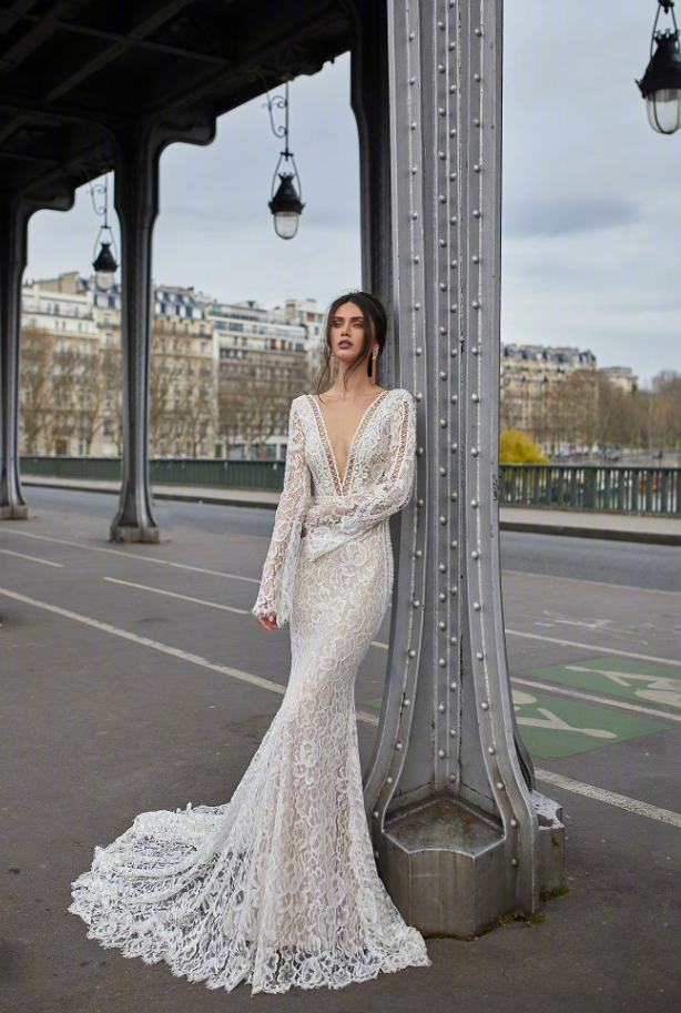 2019Julie Vino Bridal Collection波西米亚风婚纱礼服图片 23