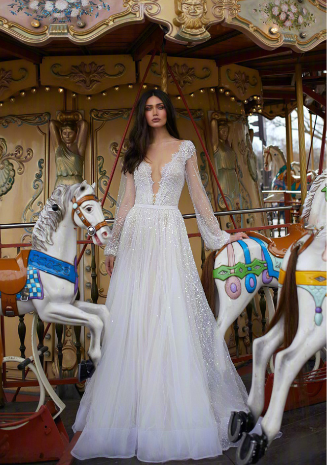 2019Julie Vino Bridal Collection波西米亚风婚纱礼服图片 25