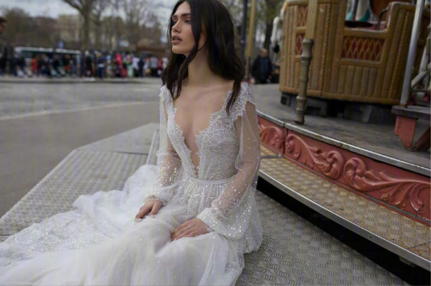 2019Julie Vino Bridal Collection波西米亚风婚纱礼服图片 26