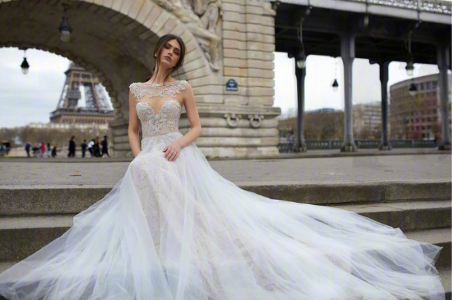 2019Julie Vino Bridal Collection波西米亚风婚纱礼服图片 35