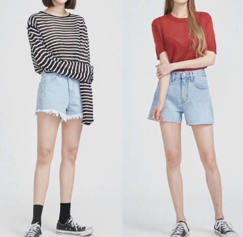 高挑女孩的学生穿搭look参考 6