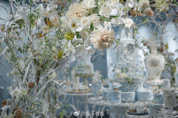 张馨予婚礼内场布置高清图花海是梦中的婚礼 4