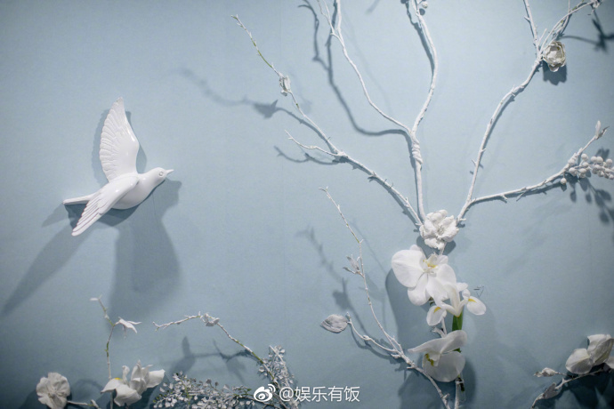张馨予婚礼内场布置高清图花海是梦中的婚礼 9