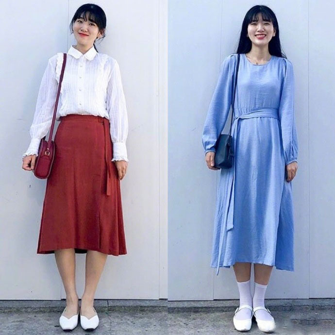 开学季学院风简洁舒适穿搭参考