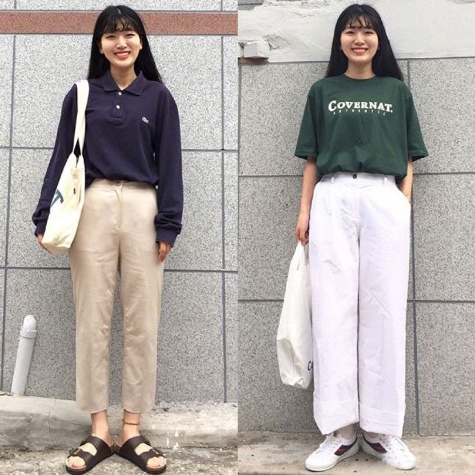 开学季学院风简洁舒适穿搭参考 7